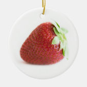 Aardbeien Keramisch Ornament (Voorkant)