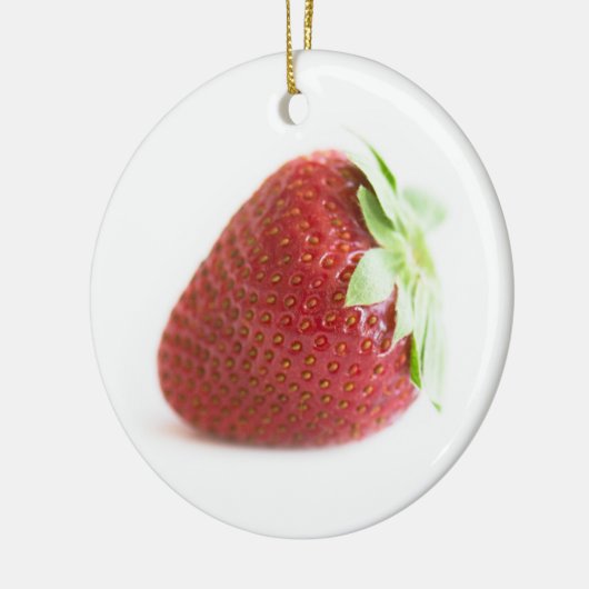 Aardbeien Keramisch Ornament (Links)