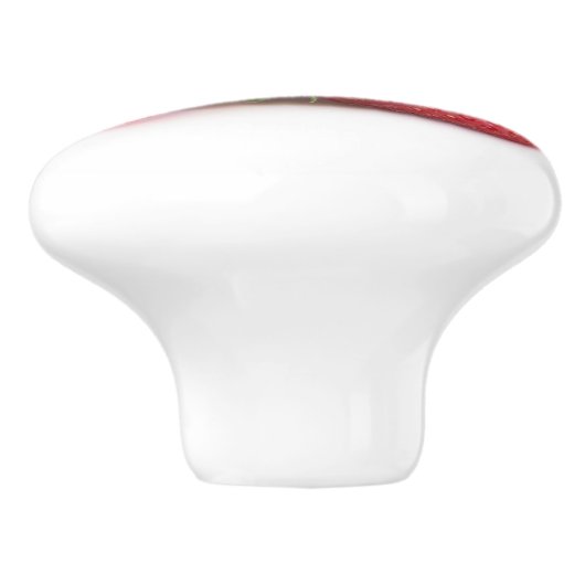 Aardbeien Keramische Knop (Zijkant)