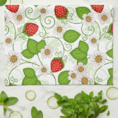  aardbeien keukenhanddoeken (Gevouwen)