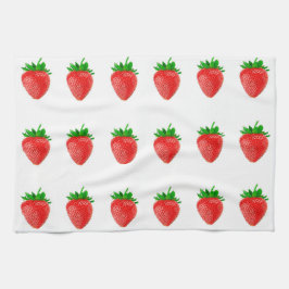 Aardbeien keukenhanddoeken