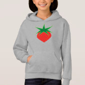 Aardbeien Kinder pullover-hoeden (Voorkant)