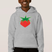 Aardbeien Kinder Unisex Pullover Hoodie (Voorkant)