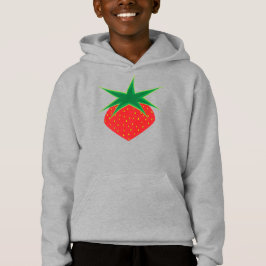Aardbeien Kinder Unisex Pullover Hoodie