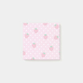 Aardbeien kleiachtige knollen post-it® notes (Voorkant)