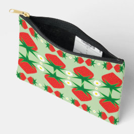 Aardbeien klein zakje etui