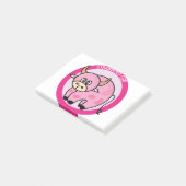 Aardbeien Koe Costume Cute Design Ideas Cartoon Post-it® Notes (Schuin)