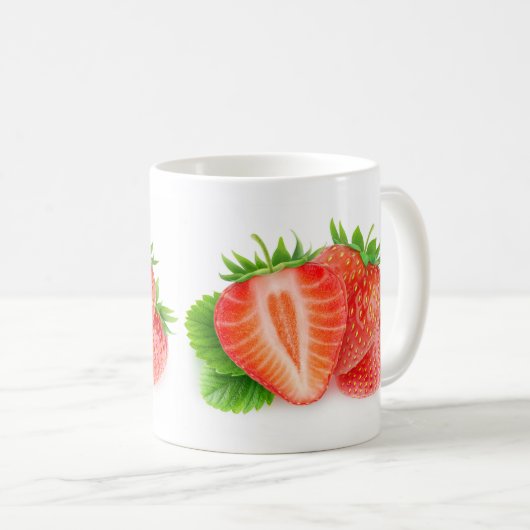 Aardbeien Koffiemok (Voorkant rechts)