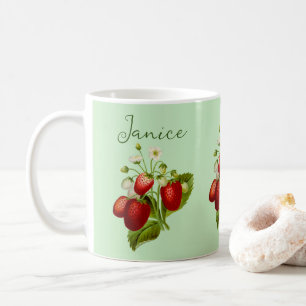 Aardbeien koffiemok