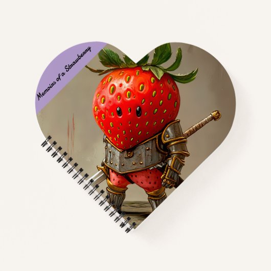 Aardbeien Krijger Notitieboek (Voorkant)
