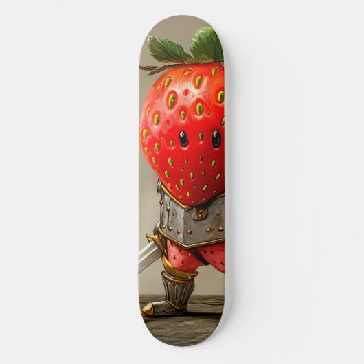 Aardbeien Krijger Persoonlijk Skateboard (Voorkant)