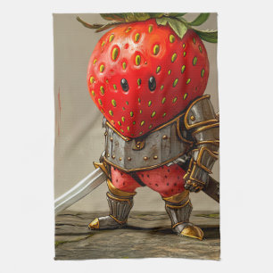 Aardbeien Krijger Theedoek