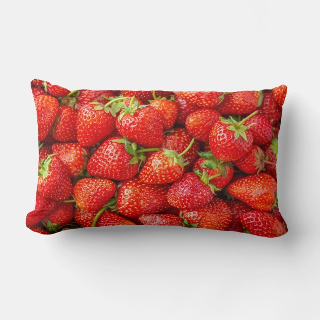 Aardbeien Kussen (Voorkant)