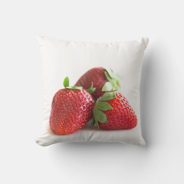 Aardbeien Kussen (Voorkant)