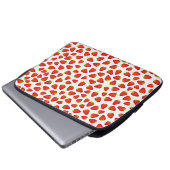 Aardbeien Laptop Sleeve (Voorkant onderkant)