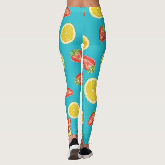 Aardbeien Leggings (Achterkant)