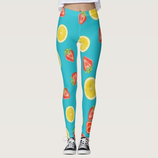 Aardbeien Leggings (Voorkant)