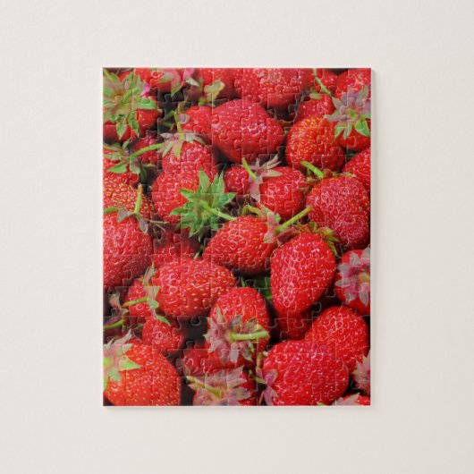 Aardbeien Legpuzzel (Verticaal)