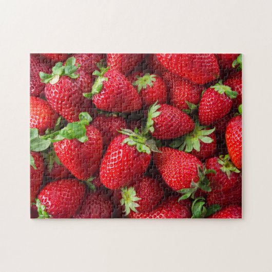 Aardbeien Legpuzzel (Horizontaal)