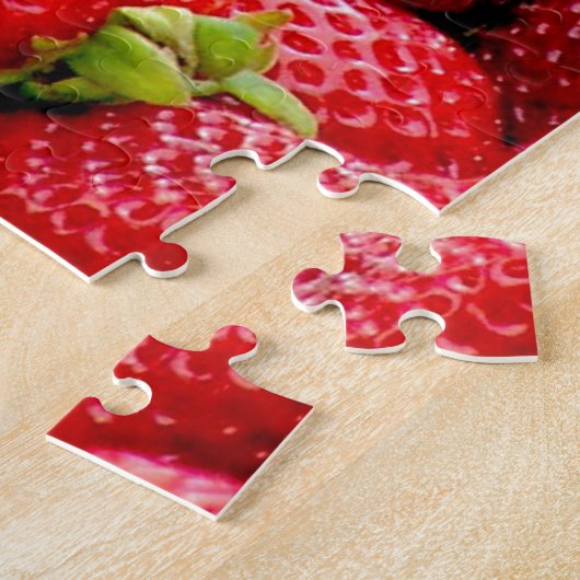 Aardbeien Legpuzzel (Zijkant)