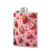 Aardbeien lekkernij heupfles (Links)