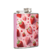 Aardbeien lekkernij heupfles (Rechts)