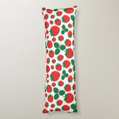 Aardbeien Lichaamskussen (Achterkant (Verticaal))