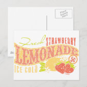 Aardbeien limonade briefkaart (Voorkant / Achterkant)
