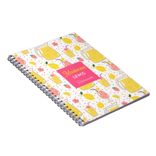 Aardbeien limonade notitieboek (Rechterzijde)