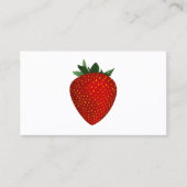 Aardbeien Loyaliteit Punch Card Klantenkaartje (Voorkant)