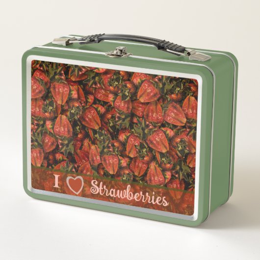 Aardbeien Lunchbox (Voorkant)