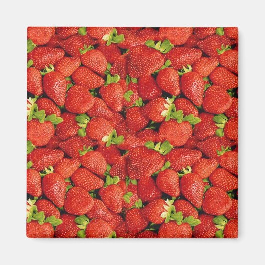 Aardbeien Magneet (Voorkant)