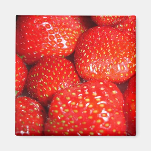 aardbeien Magnet (Voorkant)