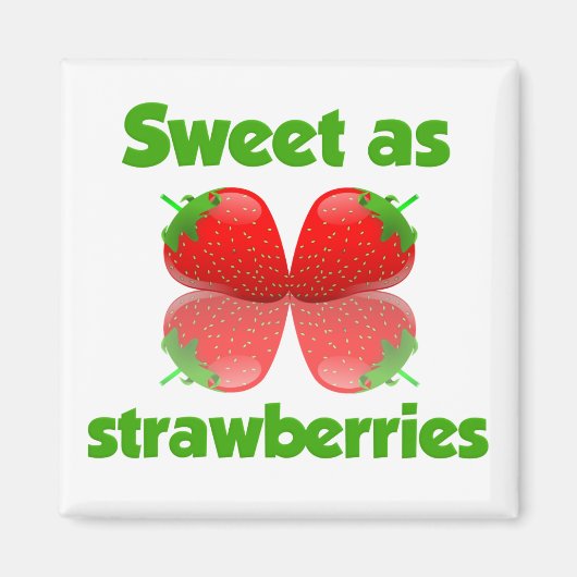 aardbeien magnet (Voorkant)