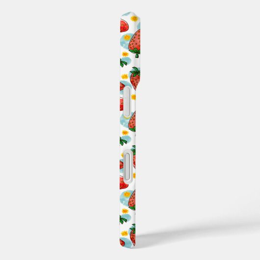 Aardbeien & margrieten Case-Mate iPhone case (Achterkant / Rechts)