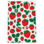 Aardbeien Medium Cadeauzakje (Achterkant)