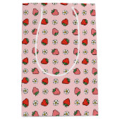 Aardbeien Medium Cadeauzakje (Voorkant)