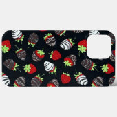 Aardbeien met chocolade Case-Mate iPhone case (Achterkant (horizontaal))