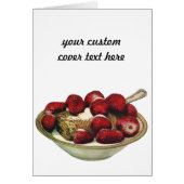  aardbeien met een gezond ontbijtontbijt (Voorkant)