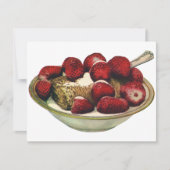 aardbeien met een gezond ontbijtontbijt (Voorkant)