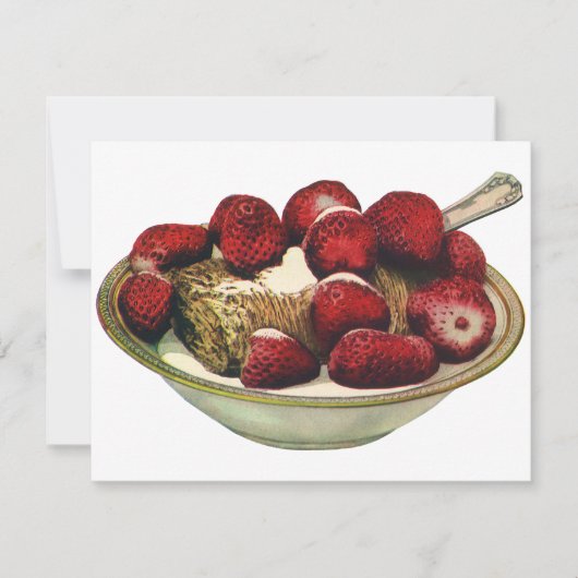  aardbeien met een gezond ontbijtontbijt (Voorkant)