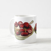  aardbeien met een gezond ontbijtontbijt koffiemok (Voorkant links)