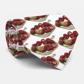  aardbeien met een gezond ontbijtontbijt stropdas (Opgerold)