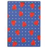 aardbeien met stip klembord (Achterkant)