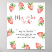 Aardbeien - mijn water brak spel poster (Voorkant)