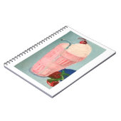 Aardbeien Milkshake Notitieboek (Linkerzijde)