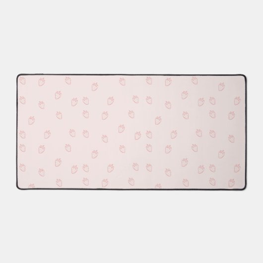 Aardbeien Minimalisme Bureaumat (Voorkant)