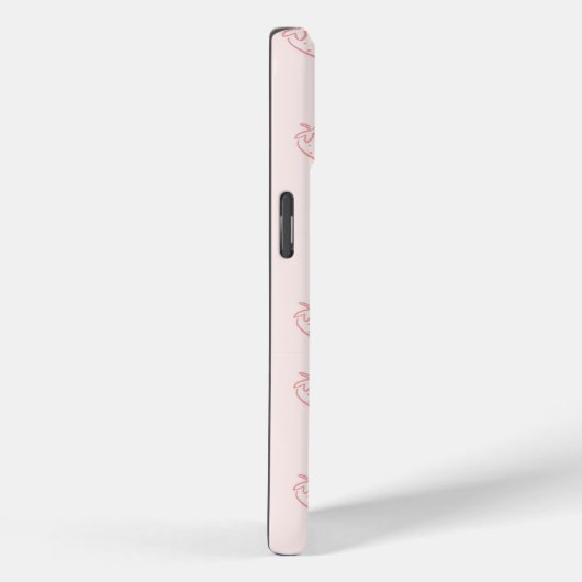 Aardbeien Minimalisme Case-Mate iPhone Case (Achterkant / Rechts)