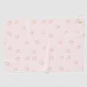 Aardbeien Minimalisme Golfhanddoek (Horizontaal)