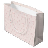 Aardbeien Minimalisme Groot Cadeauzakje (Achterkant Gekanteld)